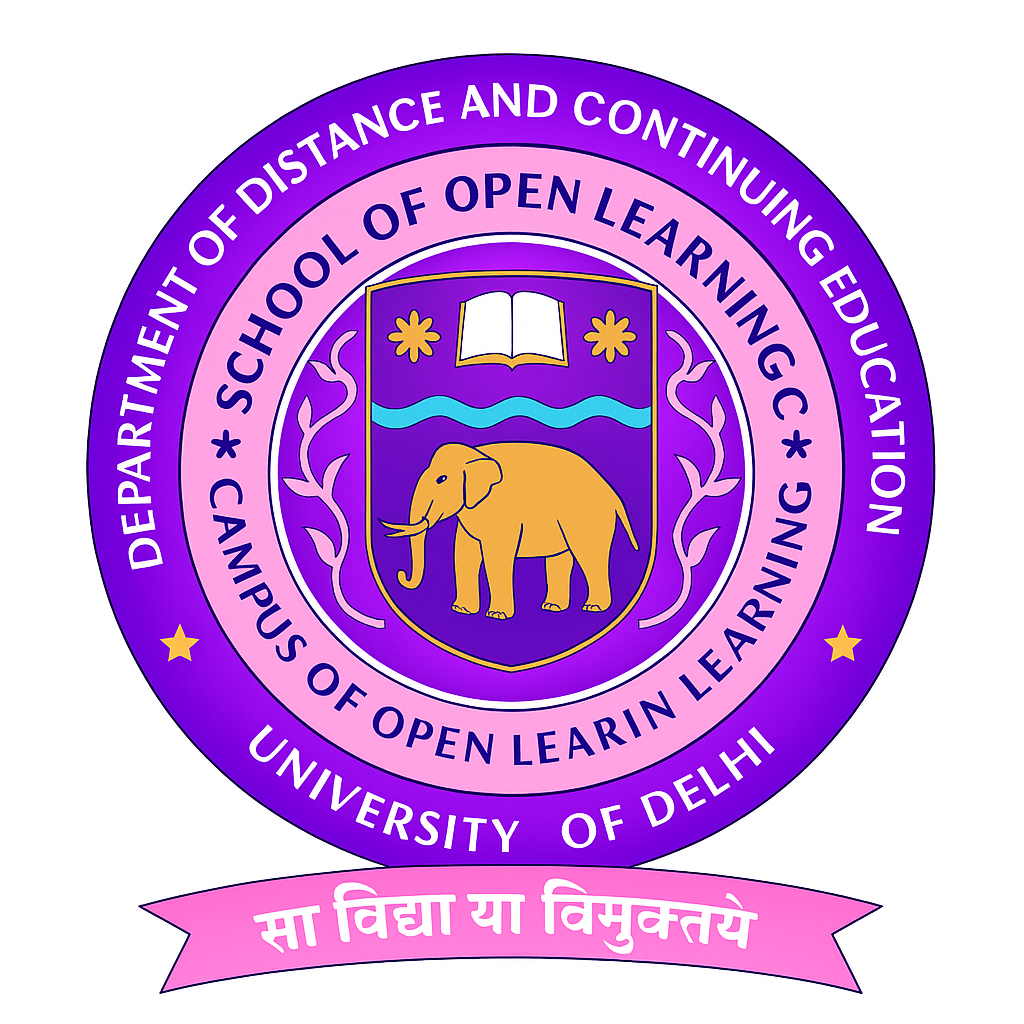 University of Delhi – School of Open Learning logo