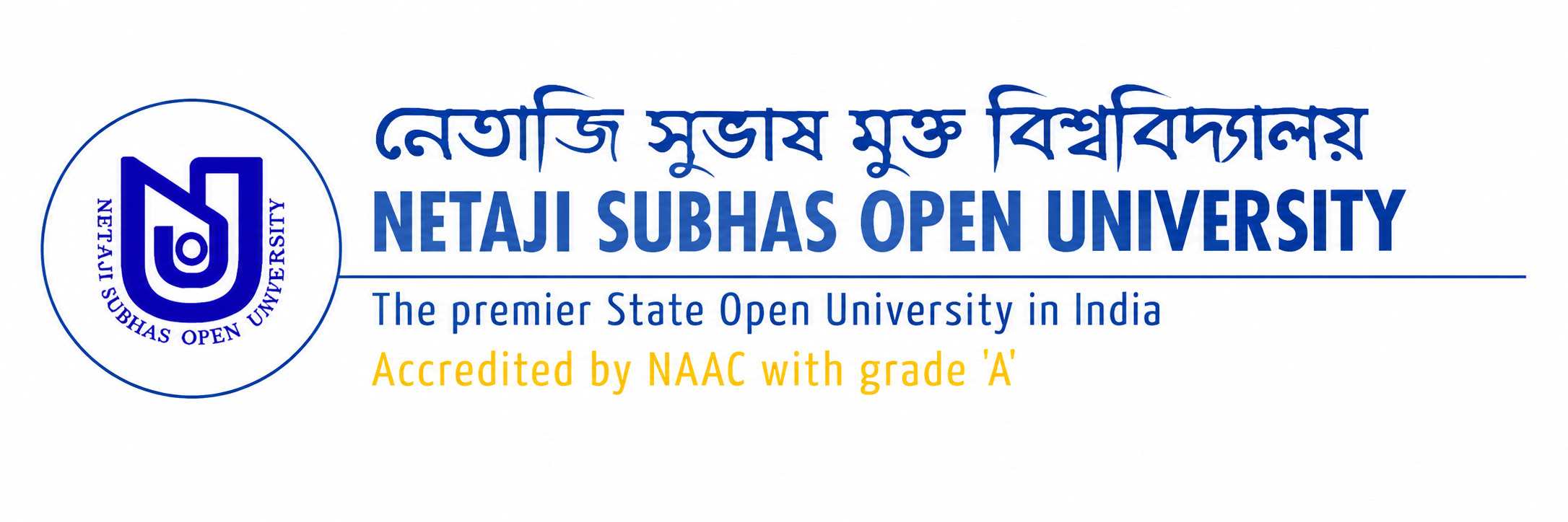 Netaji Subhas Open University logo
